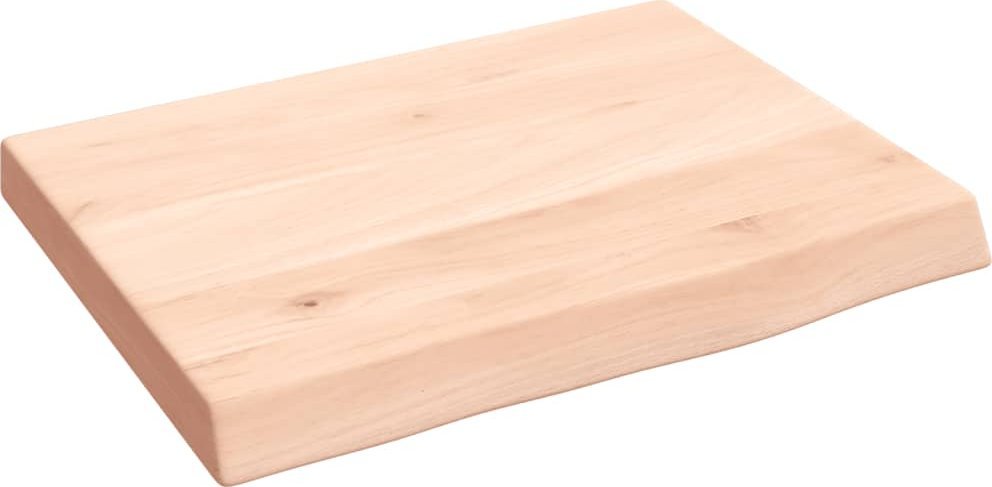 vidaXL vidaXL Półka, 40x30x4 cm, surowe lite drewno dębowe