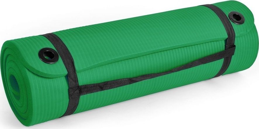 SMJ sport Mata treningowa YG002 183 cm x 61 cm x 2 cm zielona