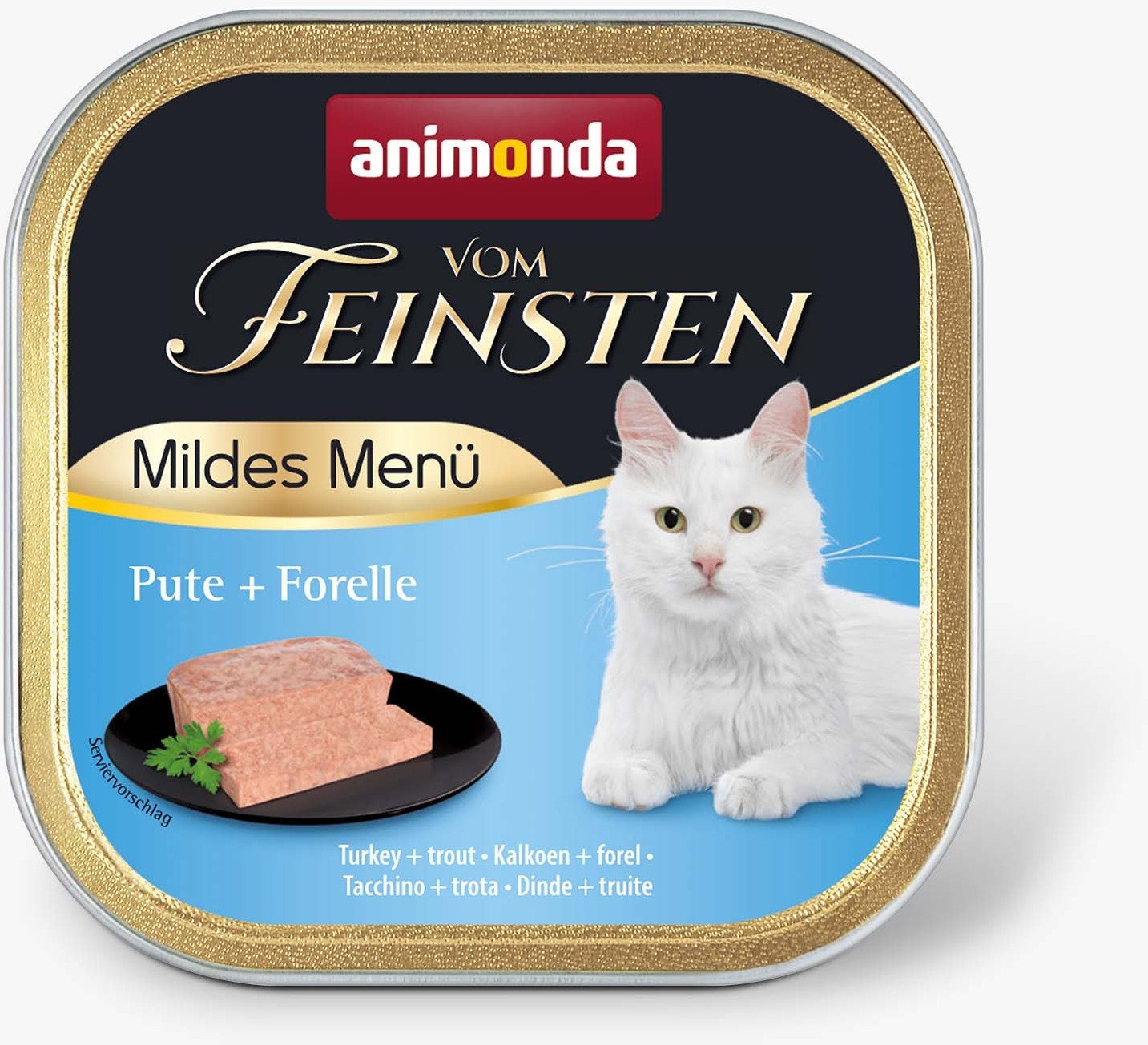 ANIMONDA Vom Feinsten Mild Menue Indyk, Pstrąg 100g