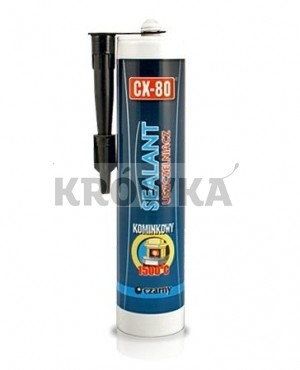 CX80 uszczelniacz kominkowy 310ml czarny (NOW002574)