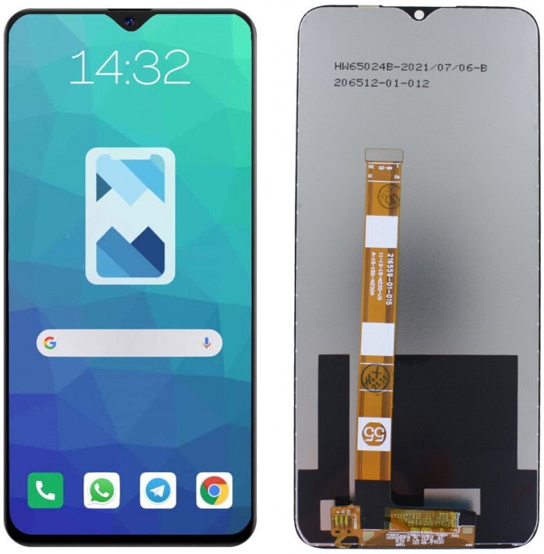 Wyświetlacz LCD Ekran do OPPO A15 CPH2185 | Czarny