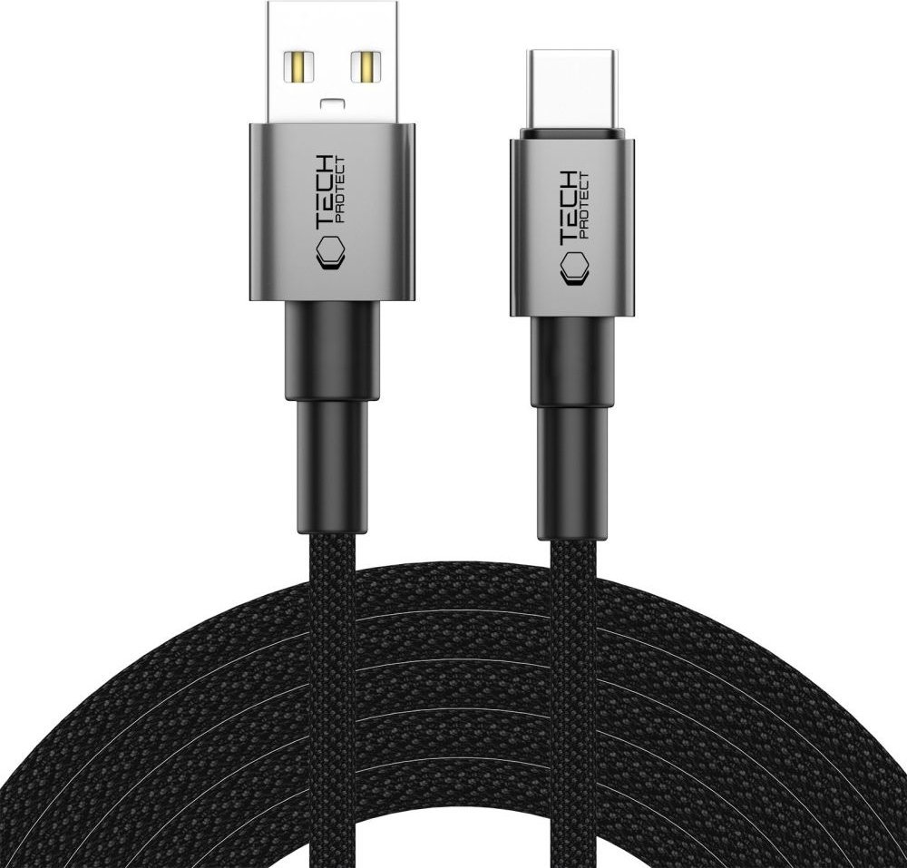 TECH-PROTECT ULTRABOOST DNA TYPE-C CABLE 15W/3A 300CM IRON GREY standard