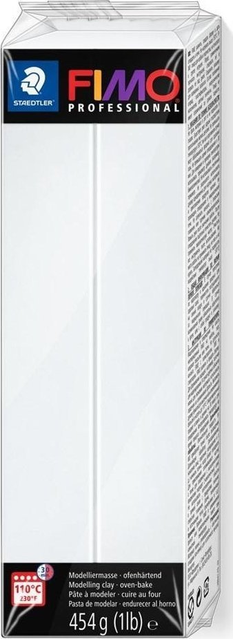 Masa termoutwardzalna Fimo 454g biały