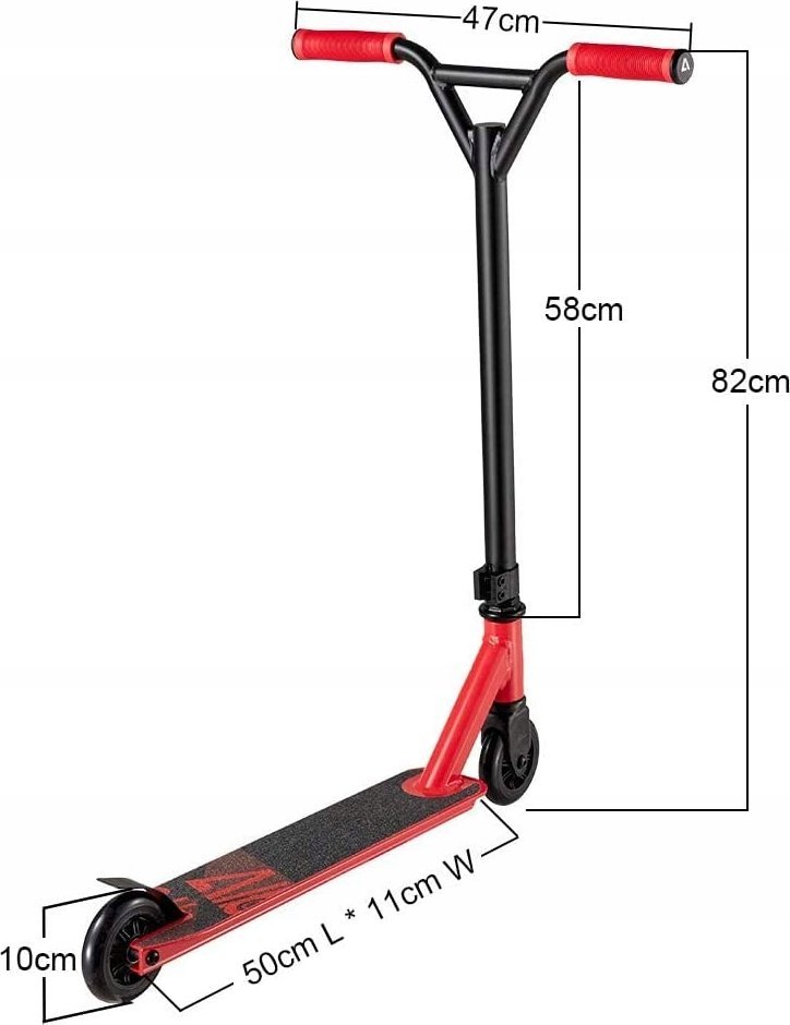 Hulajnoga Schildkrot SFW HUL. JUNIOR Stunt FLIP WHIP - red