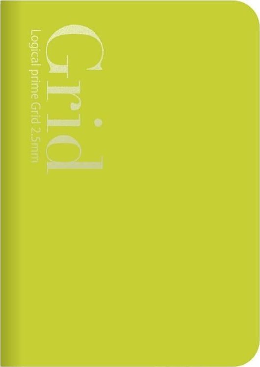 Notatnik B6 kratka Logical Prime Grid 2,5mm ziel