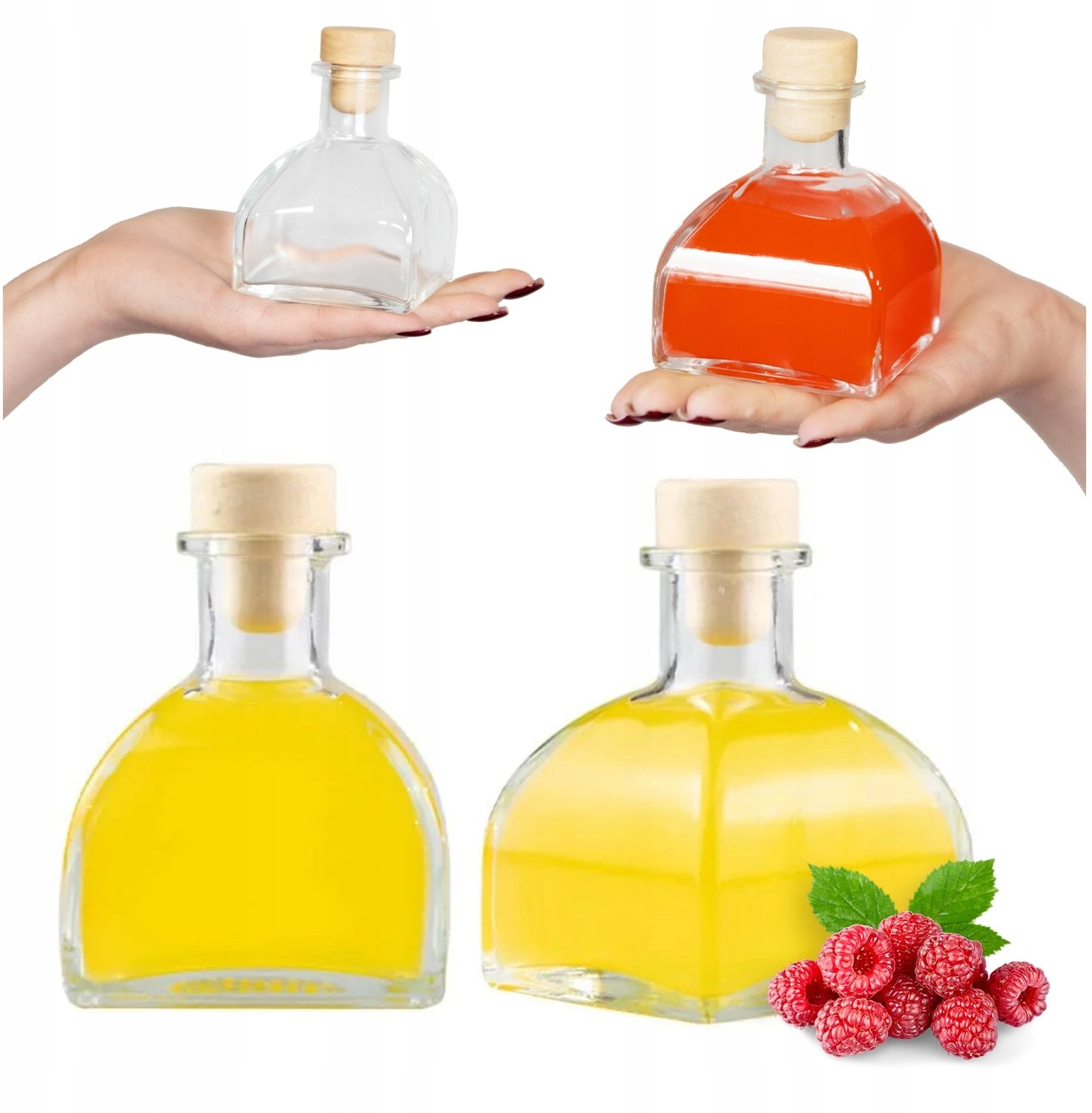 50X Butelki ELSA 170ml na nalewkę wino butelka szklana na prezent ślub