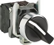 Schneider Electric Przełącznik 2 położeniowy pokrętło 22mm czarny 1Z z samopowrotem (XB4BD41)