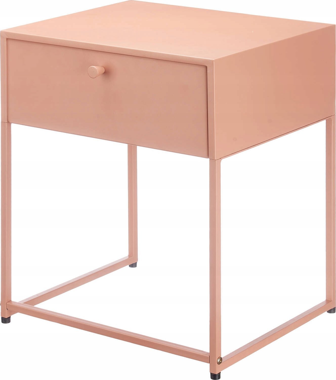 Gift Decor Stolik pomocniczy metalowy z szufladą, 35 x 42 x 50 cm