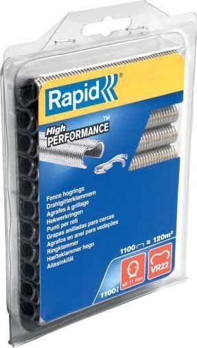Rapid Zszywki zaciskowe do ogrodzenia Rapid VR22 - 1100 szt.