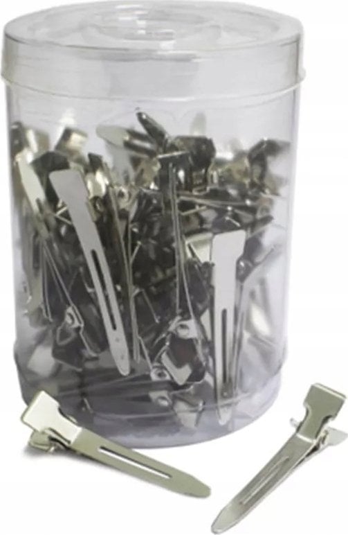 Activeshop Klipsy spinki metalowe E-19 9 cm 80 szt.