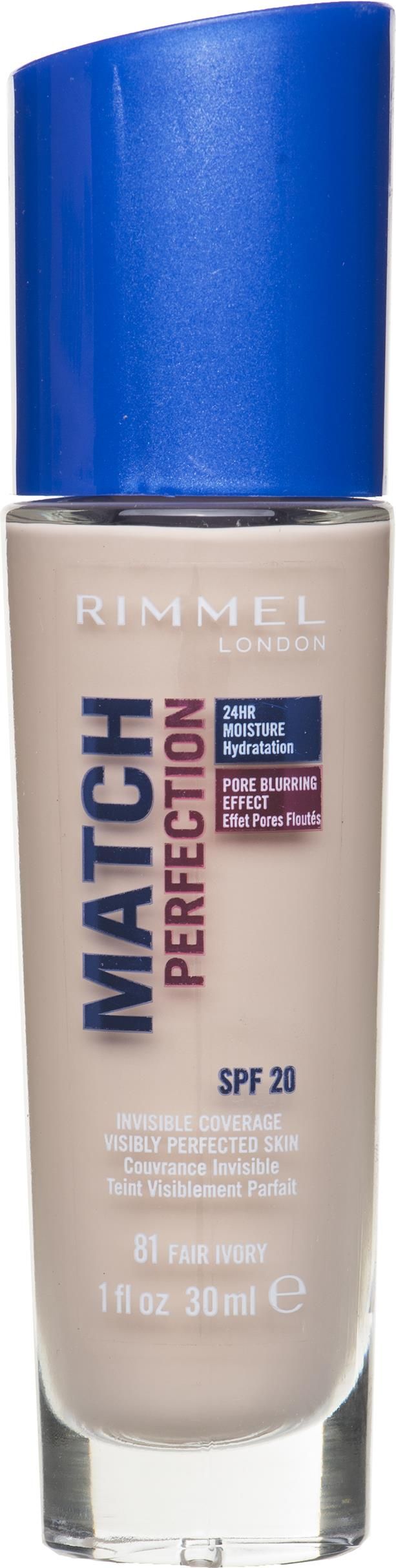 Rimmel Match Perfection 81 Fair Ivory 30ml