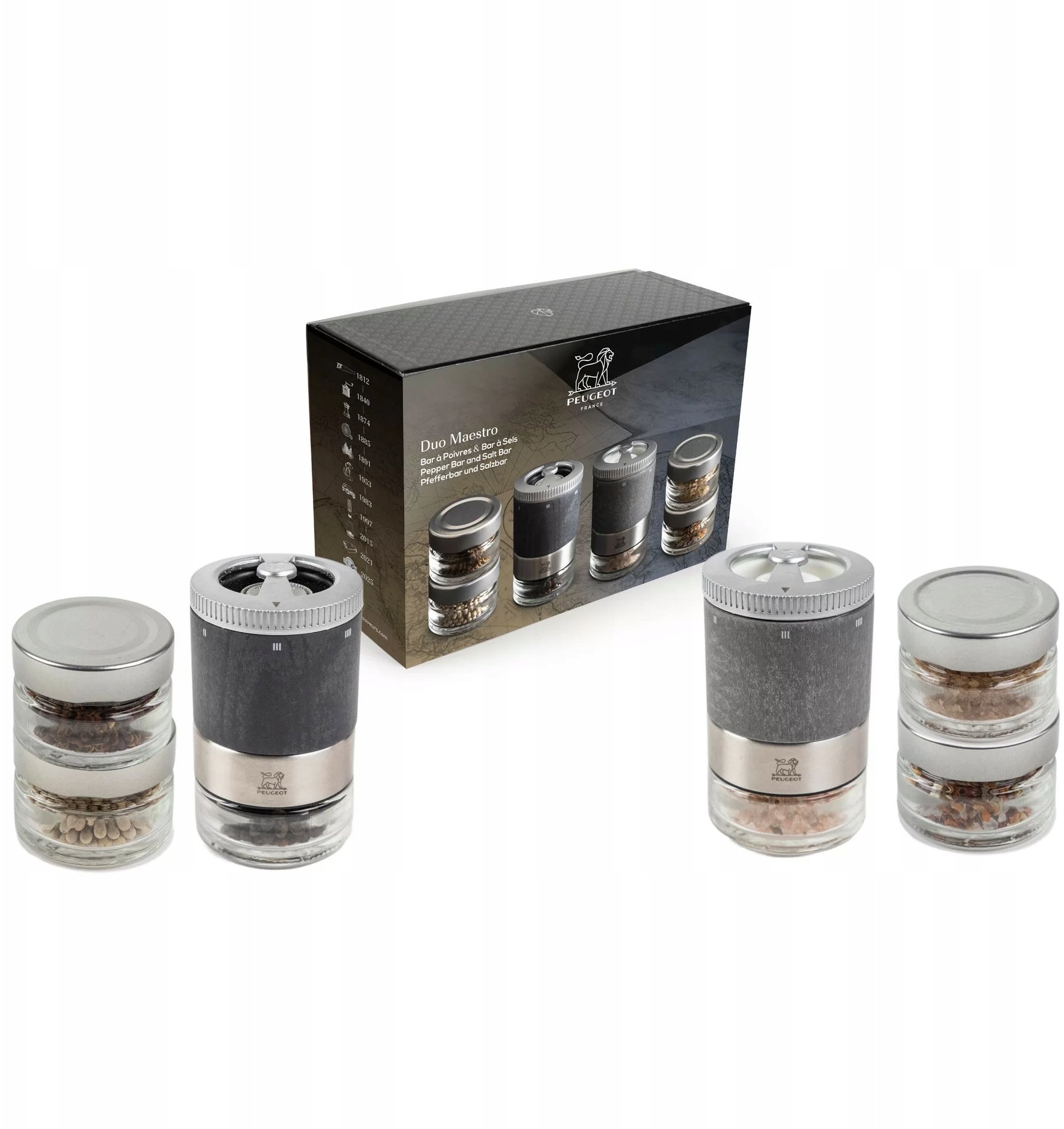 Zestaw młynków, 11 cm, Maestro Duo