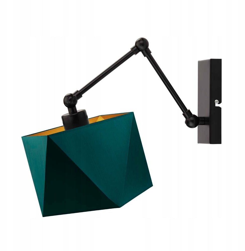 Kinkiet ścienny z regulacją góra-dół AMARILLO GOLD kinkiet na wysięgniku max.40x40 cm