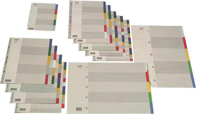 Elba PRZEKŁ.ELBA KOLOR.A4 20-KART.100204757 PRZEKŁADKI - 100204757