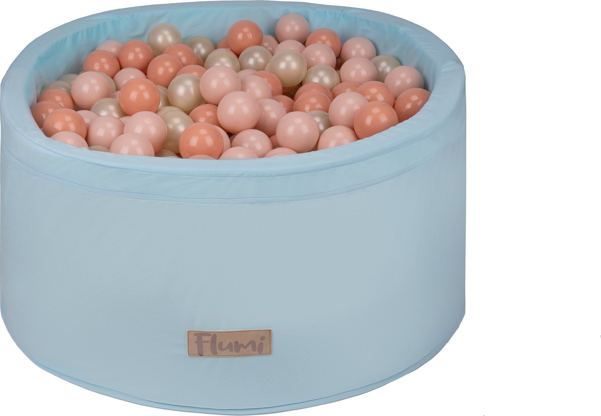 Blomster Suchy basen BŁĘKITNY + PIŁKI BRZOSKWINIOWE-J.ZŁOTE-C.BRZOSKWINIOWE