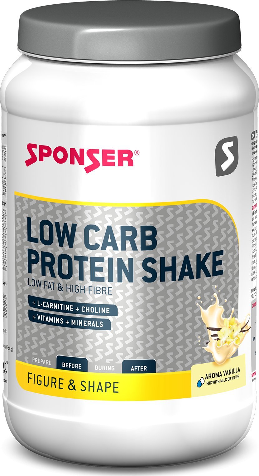 Sponser Odżywka SPONSER PROTEIN SHAKE LOW CARB Wanilia Puszka 550g (NEW 025)