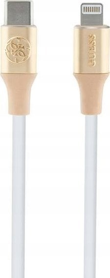 Kabel USB Guess USB-C - Lightning 1.5 m Złoty (GUCLLALRGDD)
