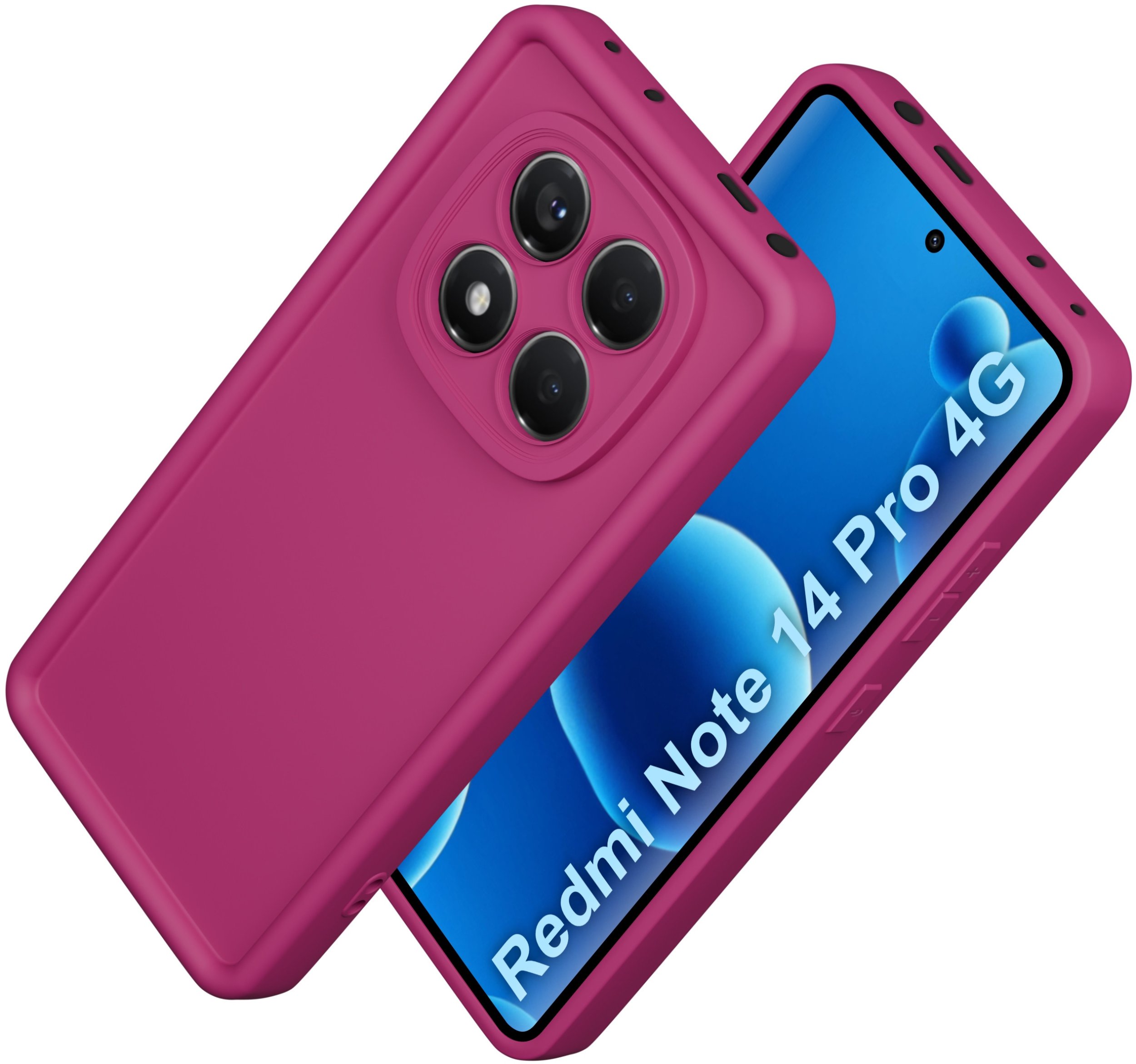 Etui do Xiaomi Redmi Note 14 Pro 4G silikonowe MATOWE
