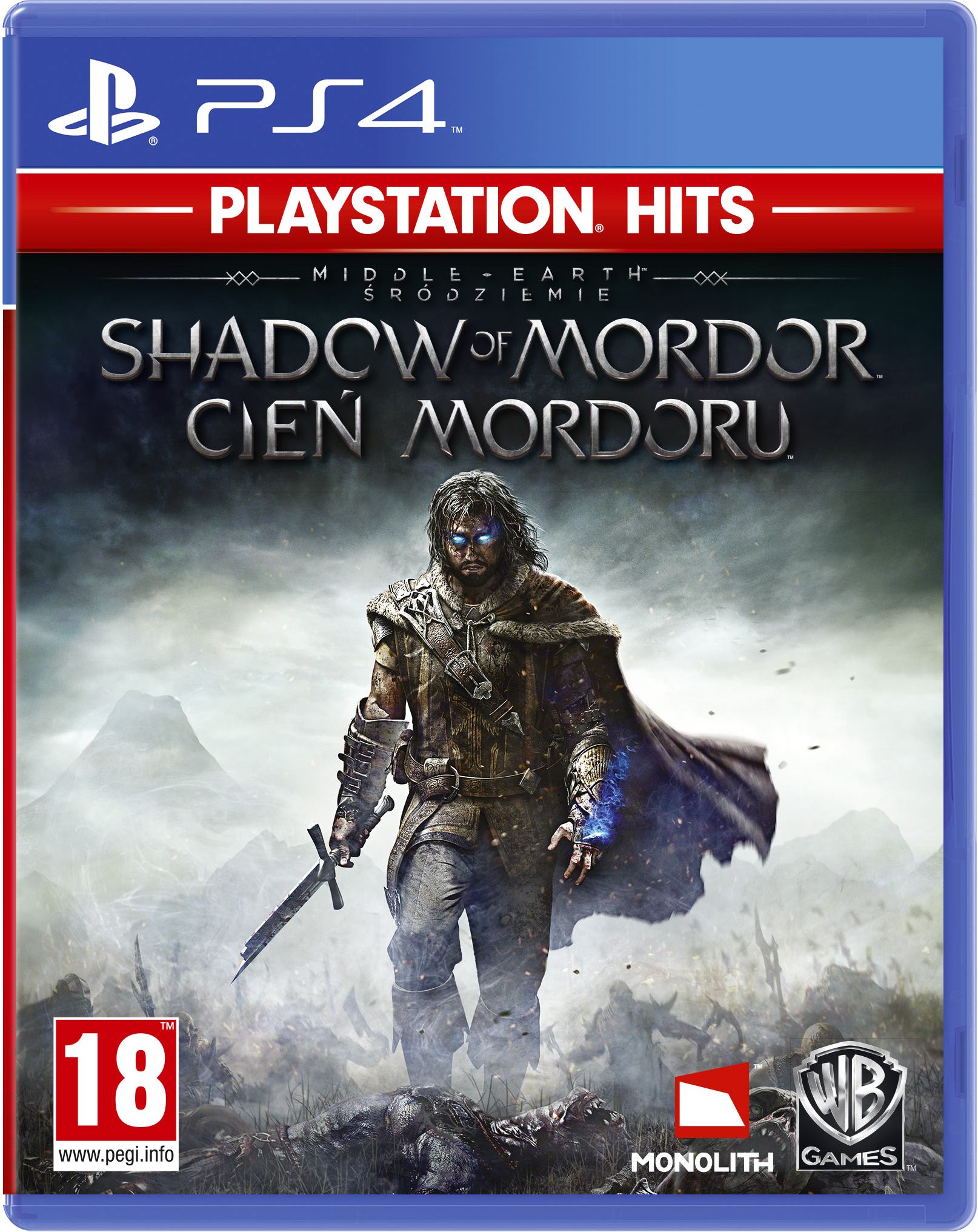 Śródziemie: Cień Mordoru PLAYSTATION HITS PS4