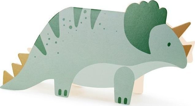 Zaproszenia Triceratops 6szt