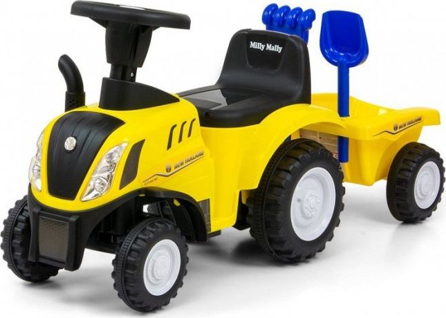Milly Mally Jeździk Traktor New Holland T7 Żółty (GXP-797609)