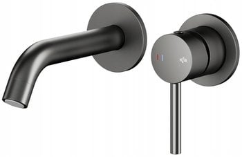 Bateria umywalkowa KFA 5039-810-61 / BATERIA UMYWALKOWA PODTYNKOWA, GUN METAL GREY PVD