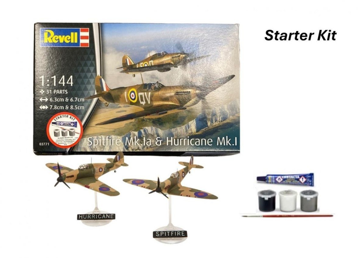 Revell Starter Kit - Spitfire Mk.Ia&Hurricane Mk.I