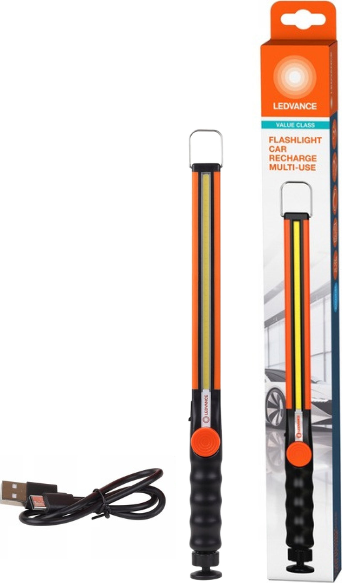 Latarka Osram LEDVANCE Latarka akumulatorowa samochodowa FLASHLIGHT CAR RECHARGE MULTI-US