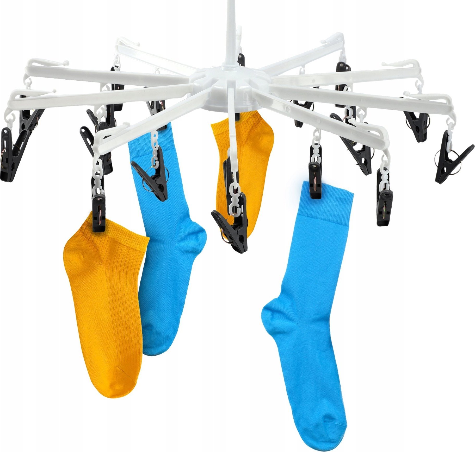 Suszarka na pranie Kadax Suszarka Wieszak Na Bieliznę Skarpetki 16 Klipsów