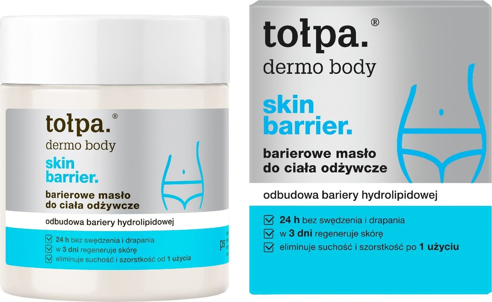 TOLPA TOŁPA Dermo Body Skin Barrier Barierowe Masło do ciała odżywcze - odbudowa bariery hydrolipidowej 250 ml
