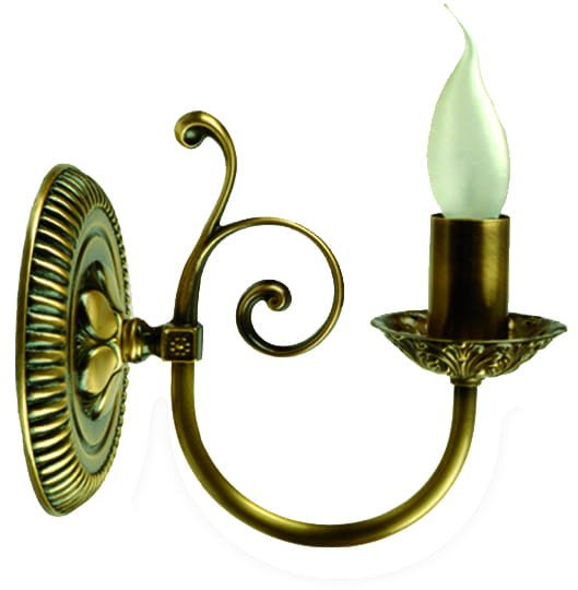 Kinkiet z mosiądzu Jana