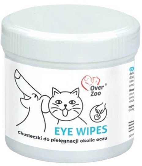 Over Zoo Eye Wipes Chusteczki do pielęgnacji okolic oczu 130 szt.