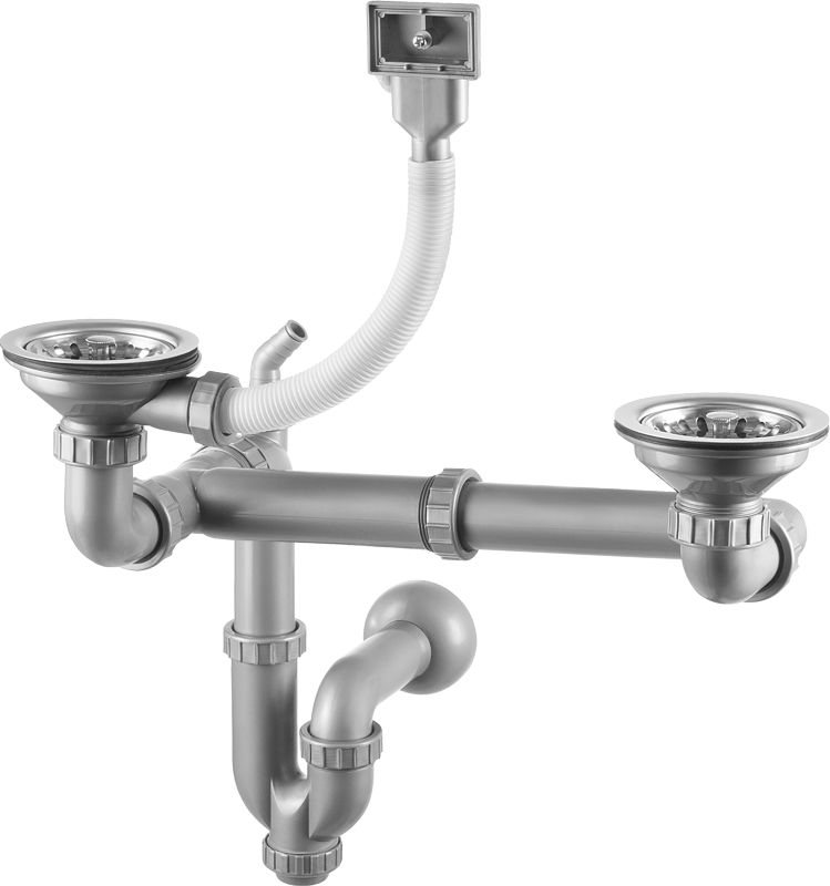 Syfon Deante Syfon rurowy podwójny 3,5" (ZXY 9956)