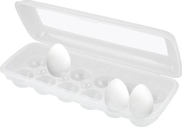Excellent Houseware Pojemnik organizer pudełko na jajka jaja do lodówki chłodziarki 12 sztuk jajek