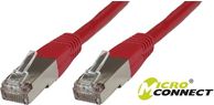 MicroConnect Patchcord, FTP, CAT6, 2m, czerwony (B-FTP602R)