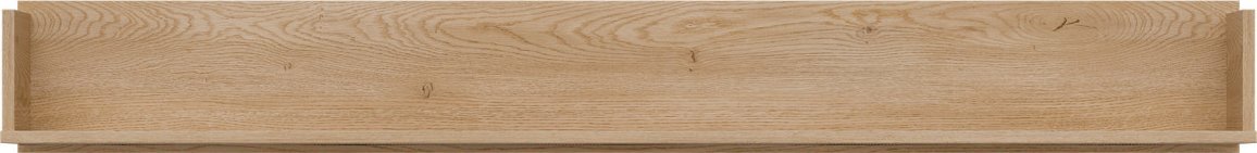 Półka ścienna z bokami wisząca na książki do pokoju Dąb Cremona FERRO FE15