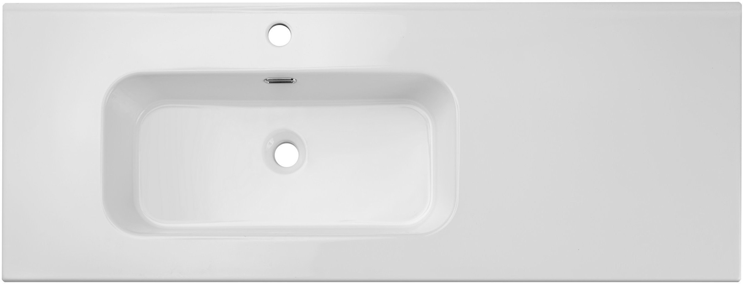 Umywalka meblowa jednokomorowa 120cm z blatem ceramicznym