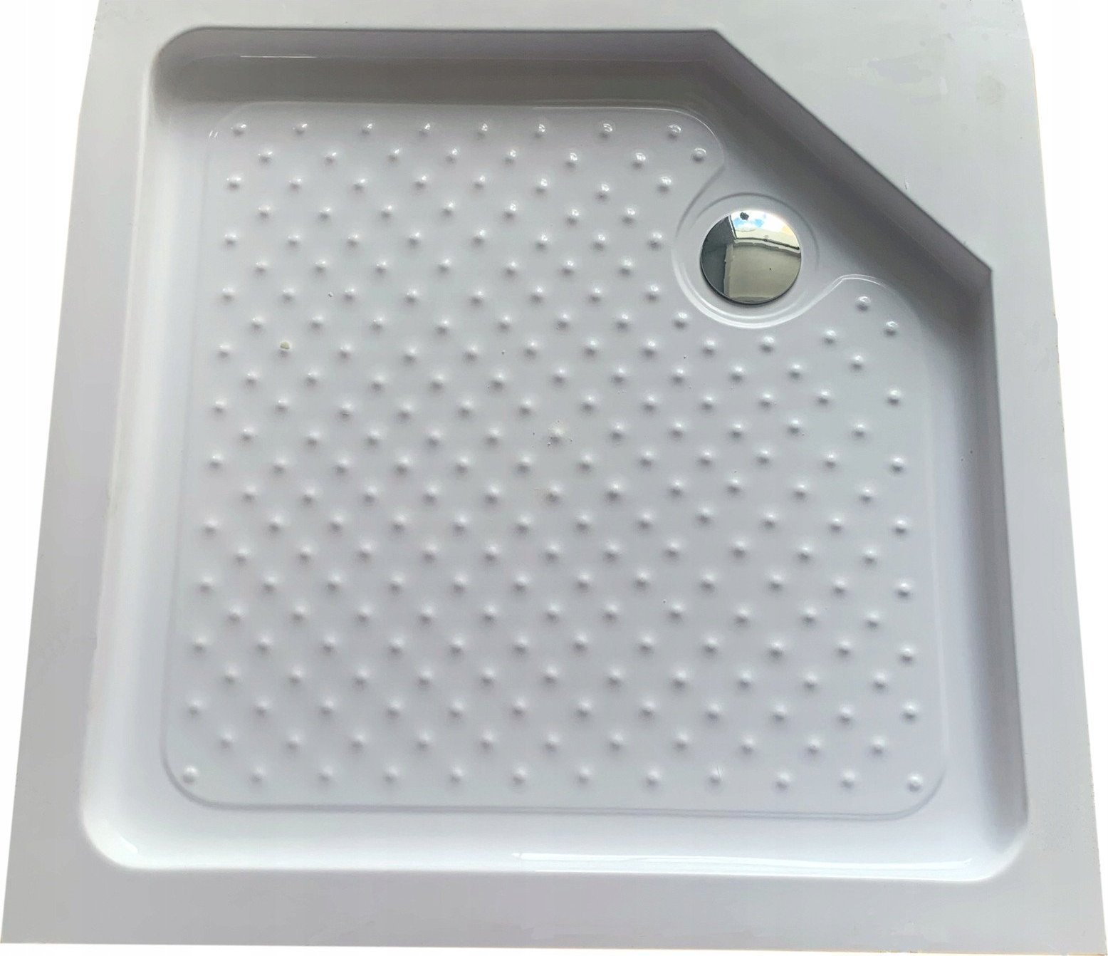 Brodzik Toule Brodzik biały 80x80 kwadratowy ze wzmocnieniem 13,5 do mona 80