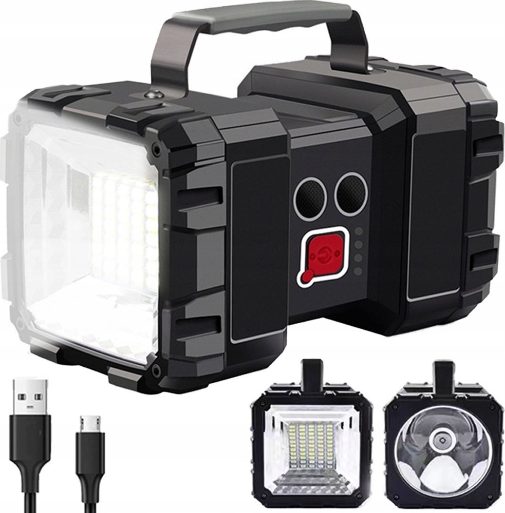 LATARKA AKUMULATOROWA PROSTOKĄTNA W839