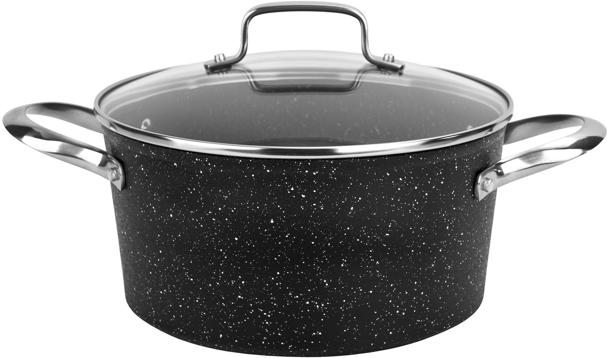 Garnek z pokrywką 24 cm na indukcję Alu Crossroad