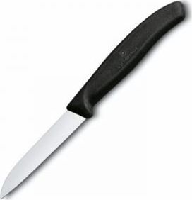 Victorinox Nóż Victorinox do jarzyn, gładki, 8 cm, czarny