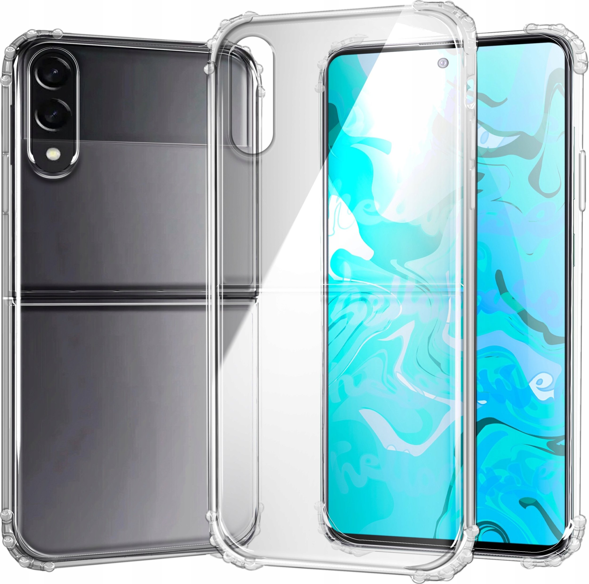 Hello Case ETUI PANCERNE DO SAMSUNG Z FLIP 3 5G | CASE SILIKON GUMOWE SLIM ANTI SHOCK