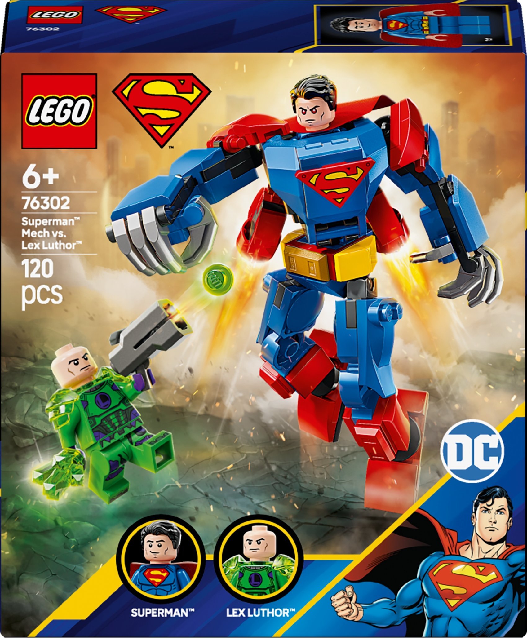 LEGO DC Super Heroes Mech Supermana™ kontra Lex Luthor™ (76302)