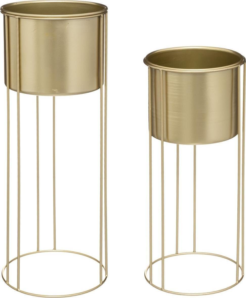 Atmosphera Dekoracyjne metalowe kwietniki Na rośliny kwiaty