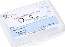 Claresa elisium formy do przedłużania paznokci typ 2 24 szt