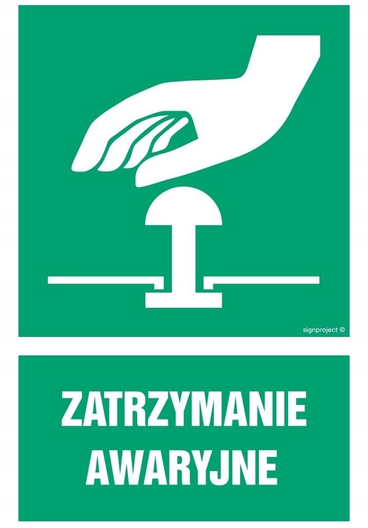 TD Systems GI005 - Zatrzymanie awaryjne 500x750
