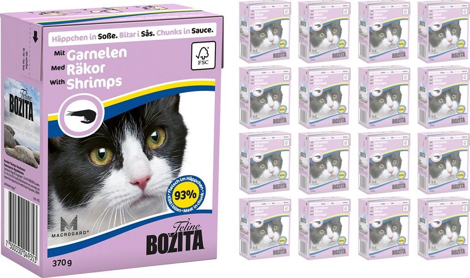Bozita BOZITA Cat Krewetki W Sosie 16 x 370g