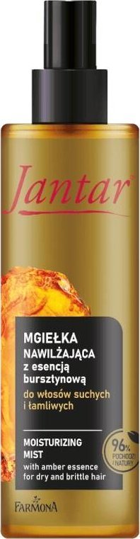 Farmona Jantar mgiełka nawilżająca z esencją bursztynową do włosów suchych i łamliwych 200ml