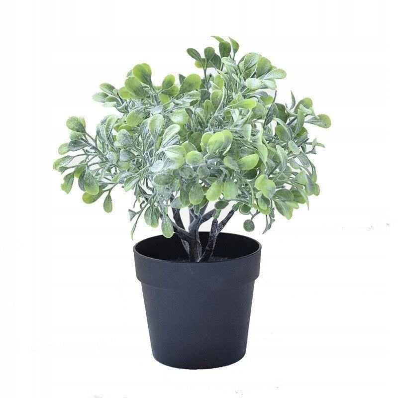 SZTUCZNA Roślina W DONICZCE REALISTYCZNA 20cm ŁADNA KRZACZEK do DOMU BIURA