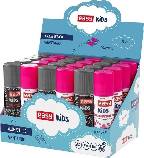 Easy Stationery Klej w sztyfcie 8g (24szt) EASY
